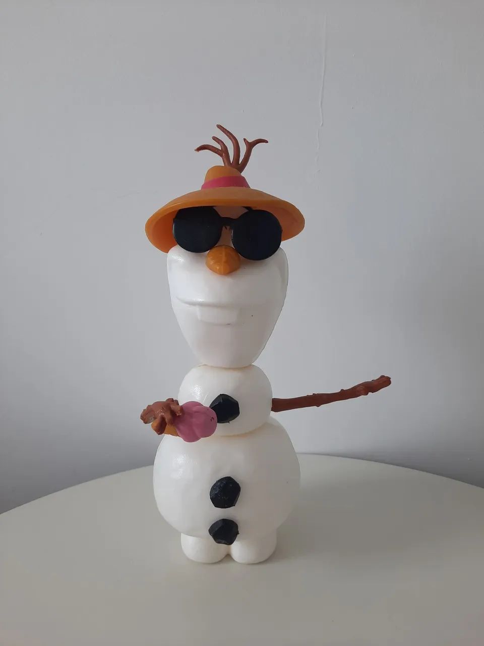 Boneco Olaf - Monta e Desmonta - 14 peças 