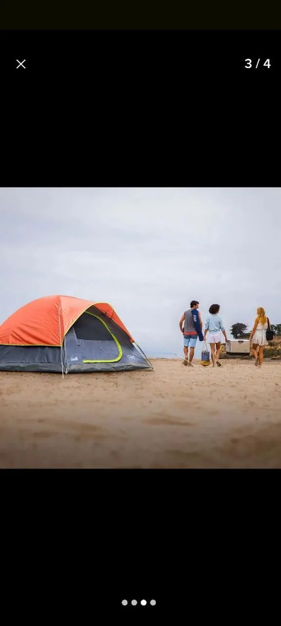 Barraca Coleman 4 Pessoas Nova lacrada nuca usada! - Foto 3