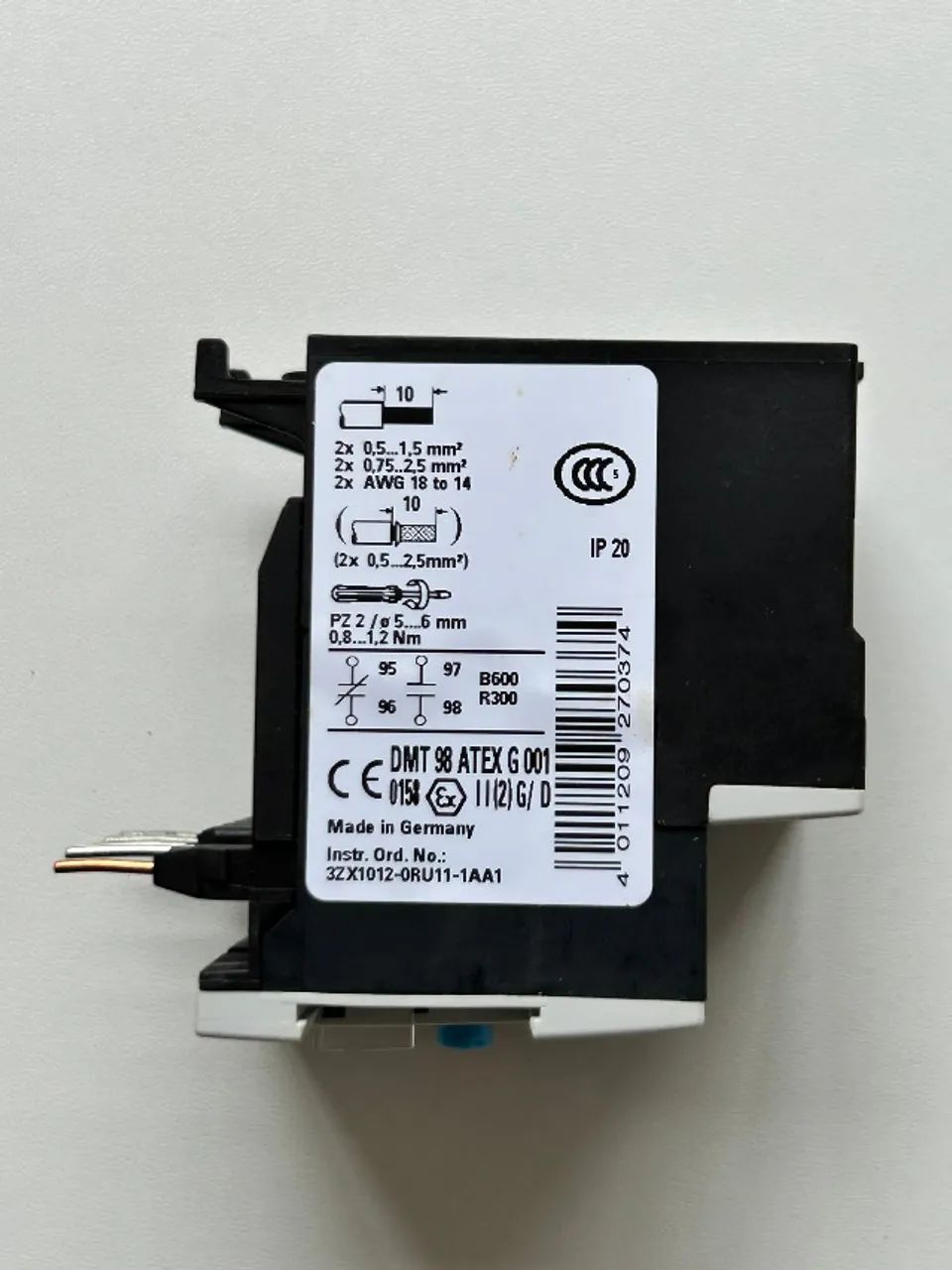 Kit com 3 Relés Térmicos 3RU1116-1DB0 (2,2A até 3,2A) - SIEMENS - Foto 4
