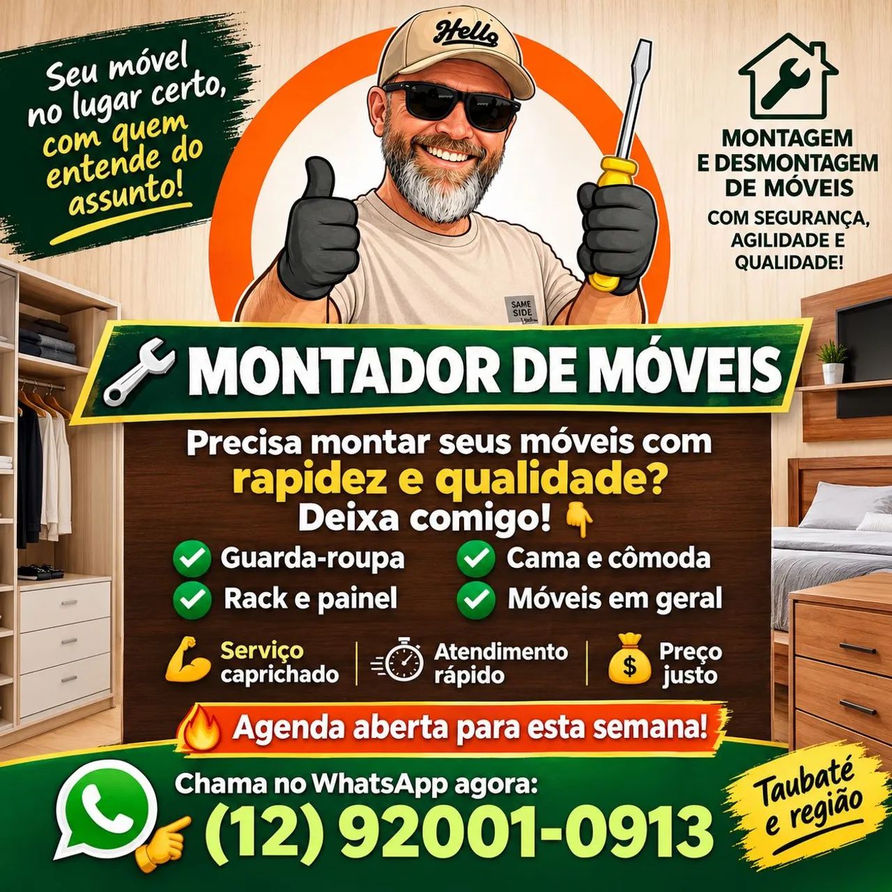 Montador de moveis *