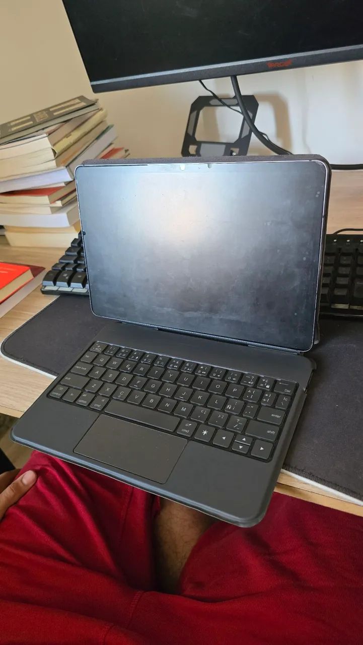 Tab S7 (não é o modelo FE) 256 GB com capa teclado, spen, caixa e capa extra