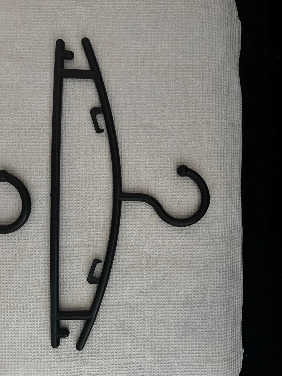 Cabide de parede para roupas - preto - Foto 2