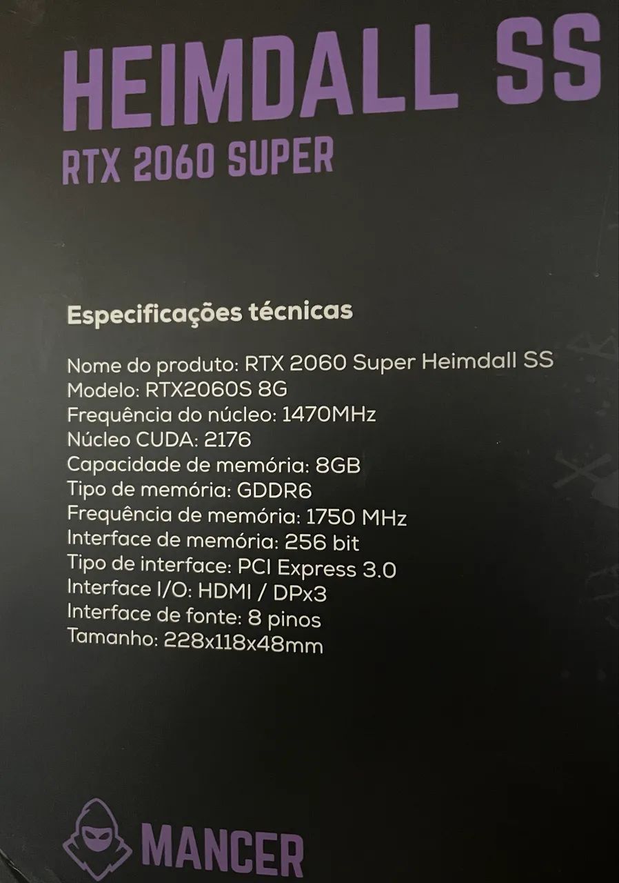 Placa de vídeo RTX 2060 Super - Foto 3