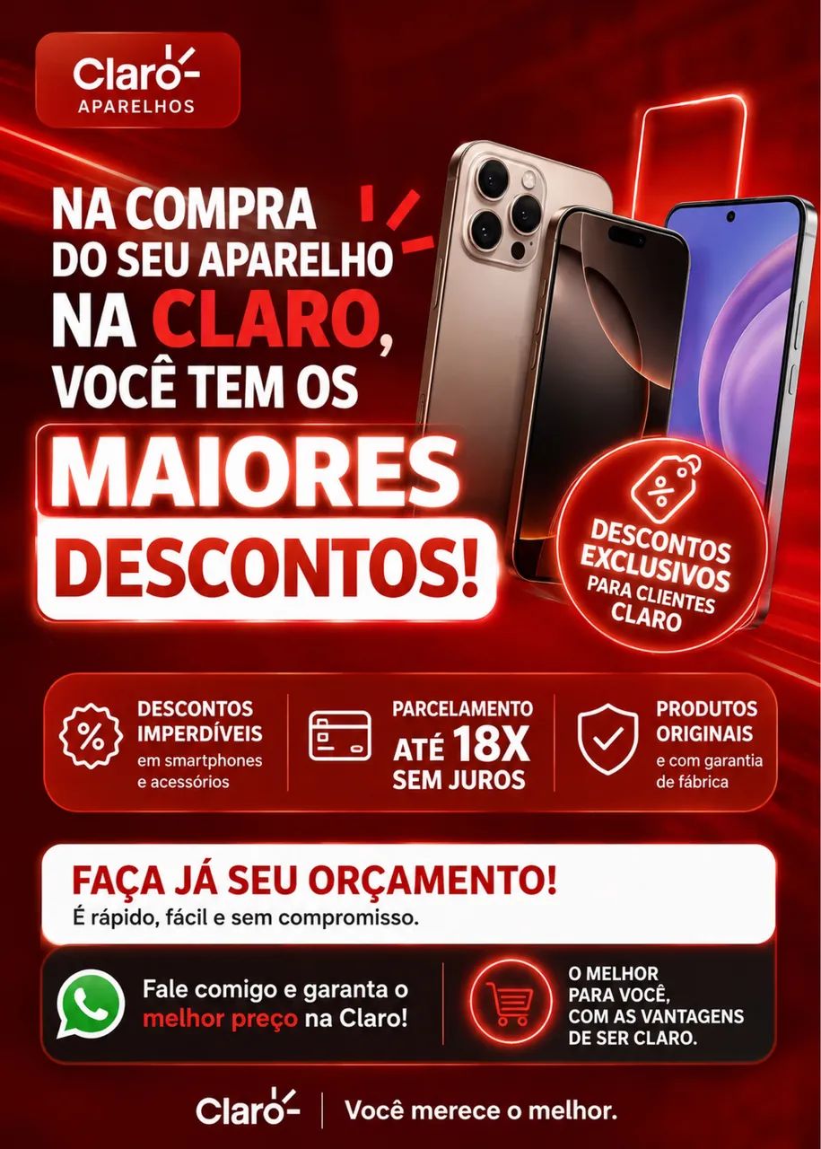 Aparelhos com desconto 