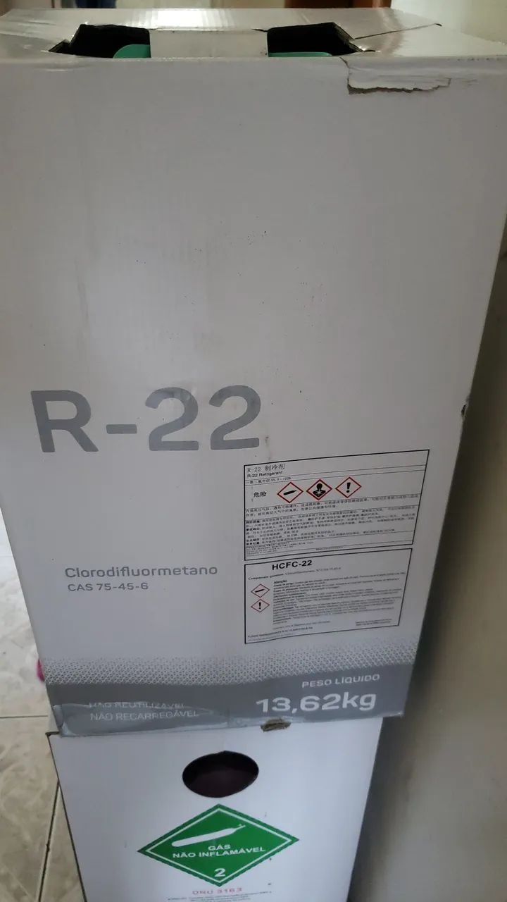 Garrafa de gás R-22 