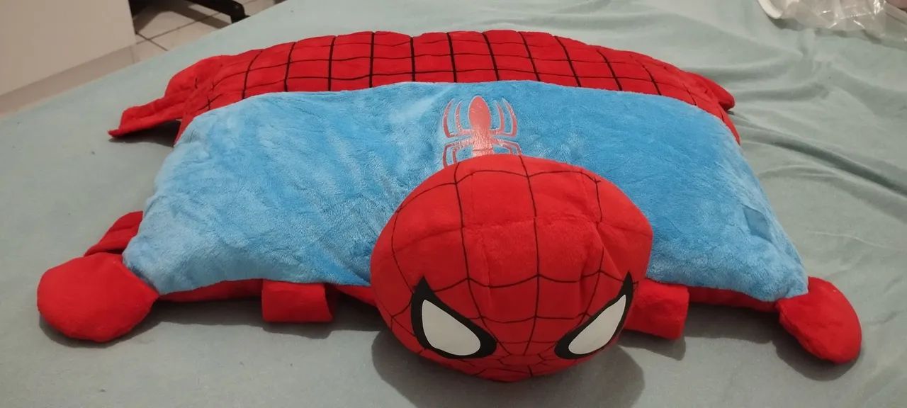 Pelúcia bolsa almofada homem aranha 