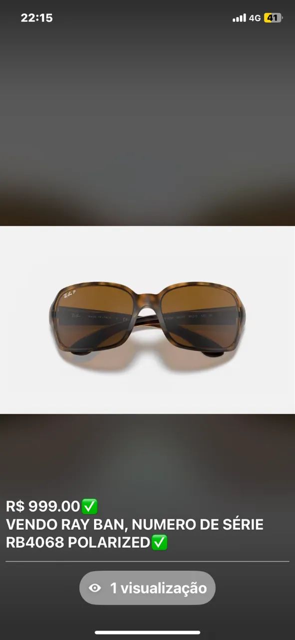 Óculos Ray Ban  Rb4068 - Foto 2
