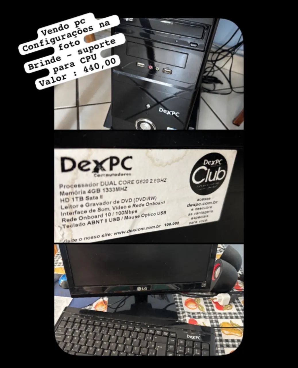 Computador de mesa  - Foto 2