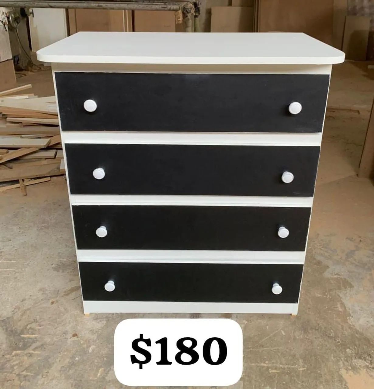 Oferta cômoda 4 gavetas MDF 180$ entrega grátis  - Foto 4
