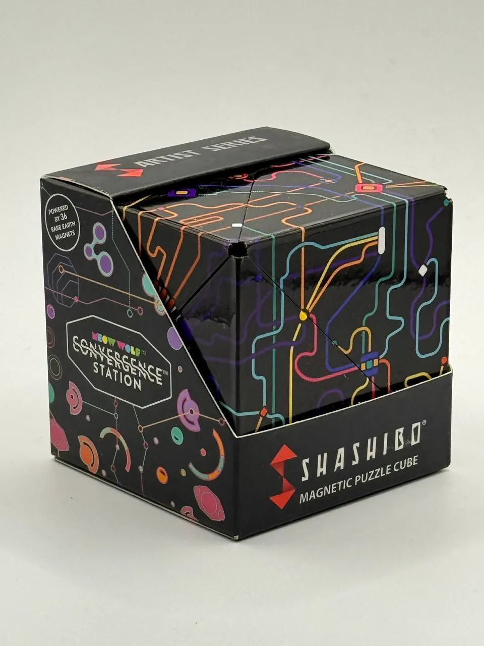 Cubo Shashibo Unlock The Mystery Original - Arte Laurence Gartel Magnético