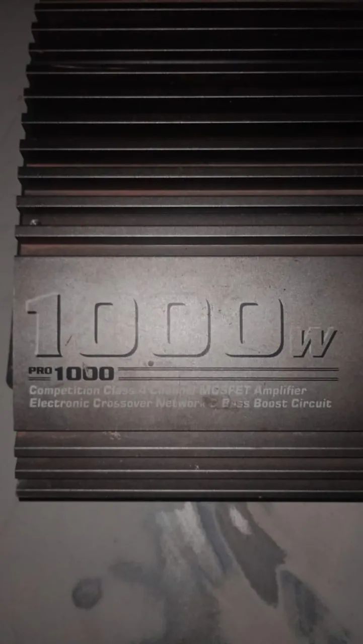 Amplificador de áudio pro 1000