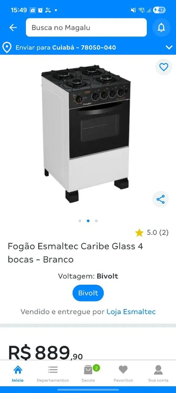 Fogão Esmaltec