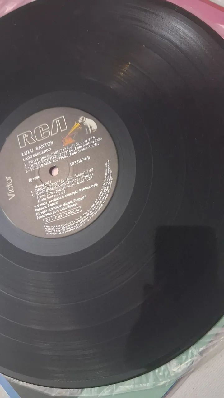 Lp lulu Santos 1986 usado - Foto 5
