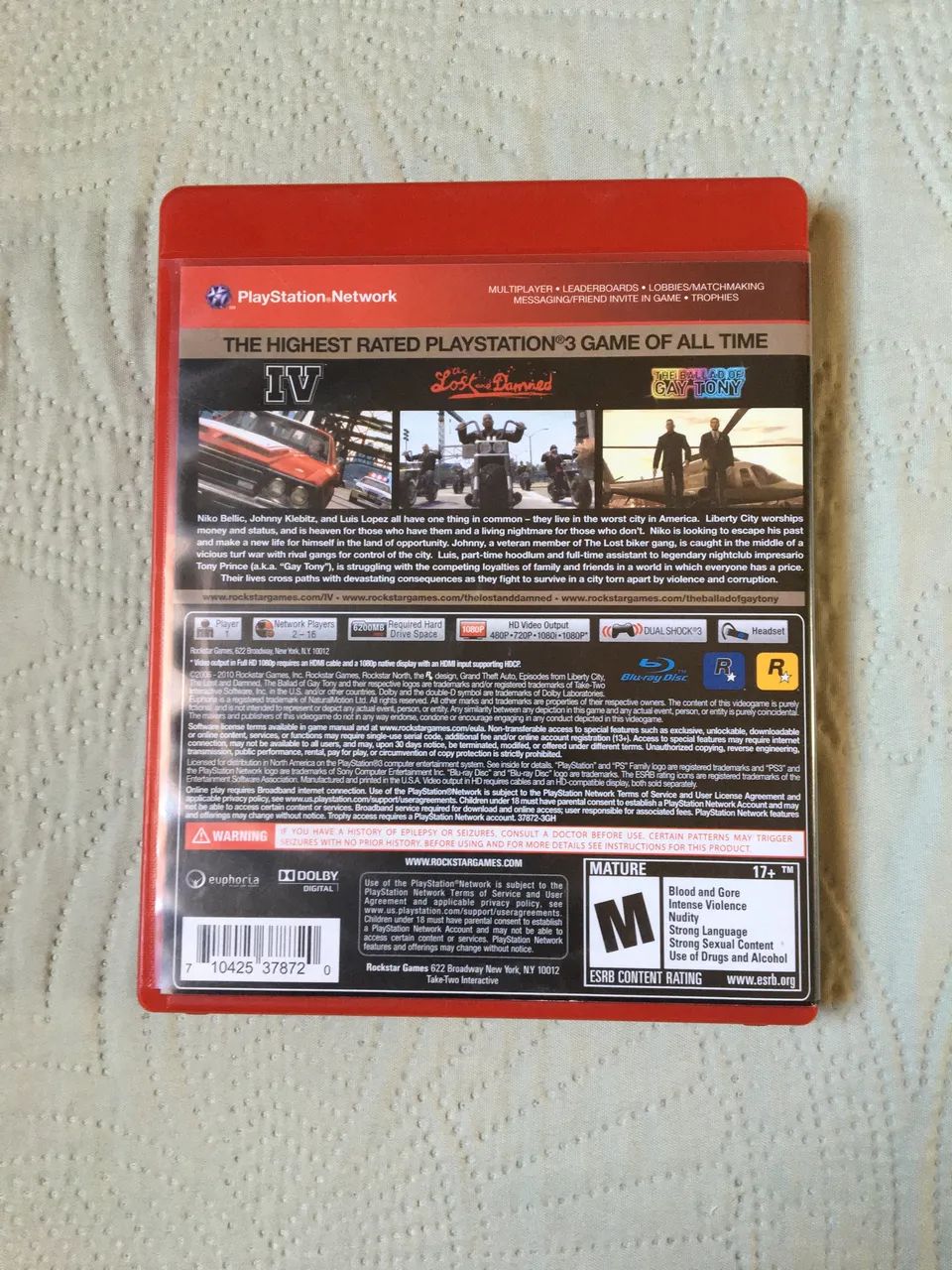 Jogo GTA 4 complete edition para PS3 CD - Foto 2