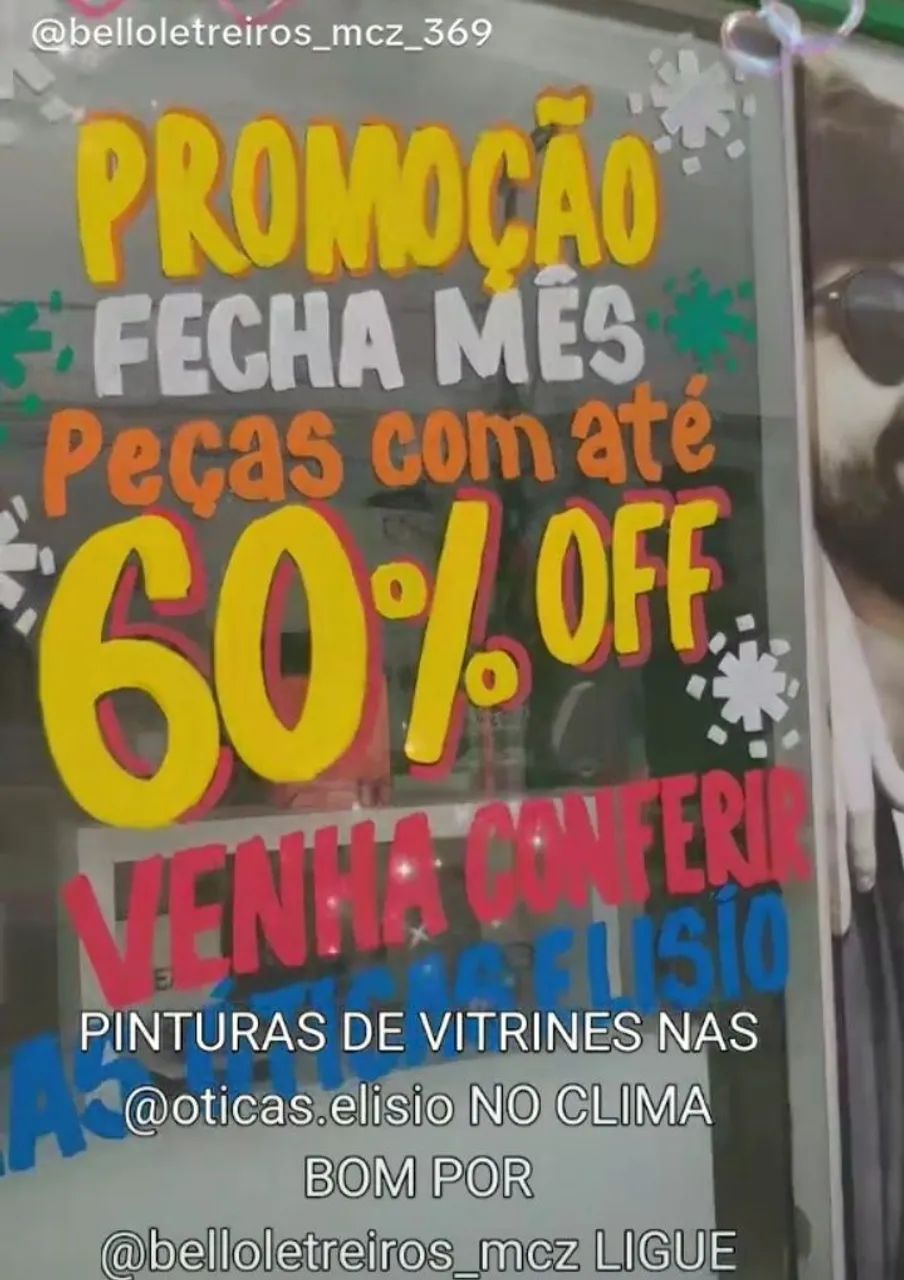 ARTE LETREIROS EM VITRINES & PINTURAS EM GERAL  - Foto 2