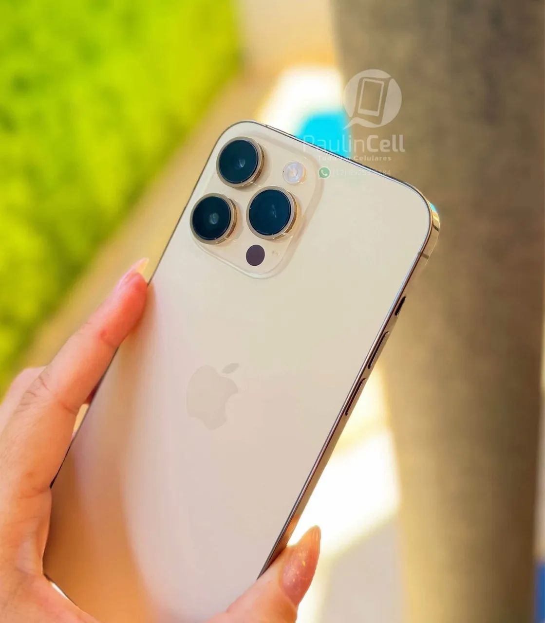 IPhone 14 Pro Max 128gb Dourado completo  - Foto 3