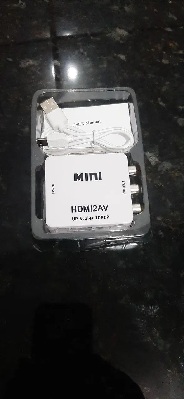 Conversor  HDMI para AV RCA (HDMI2AV) - Transforme sua TV Antiga!