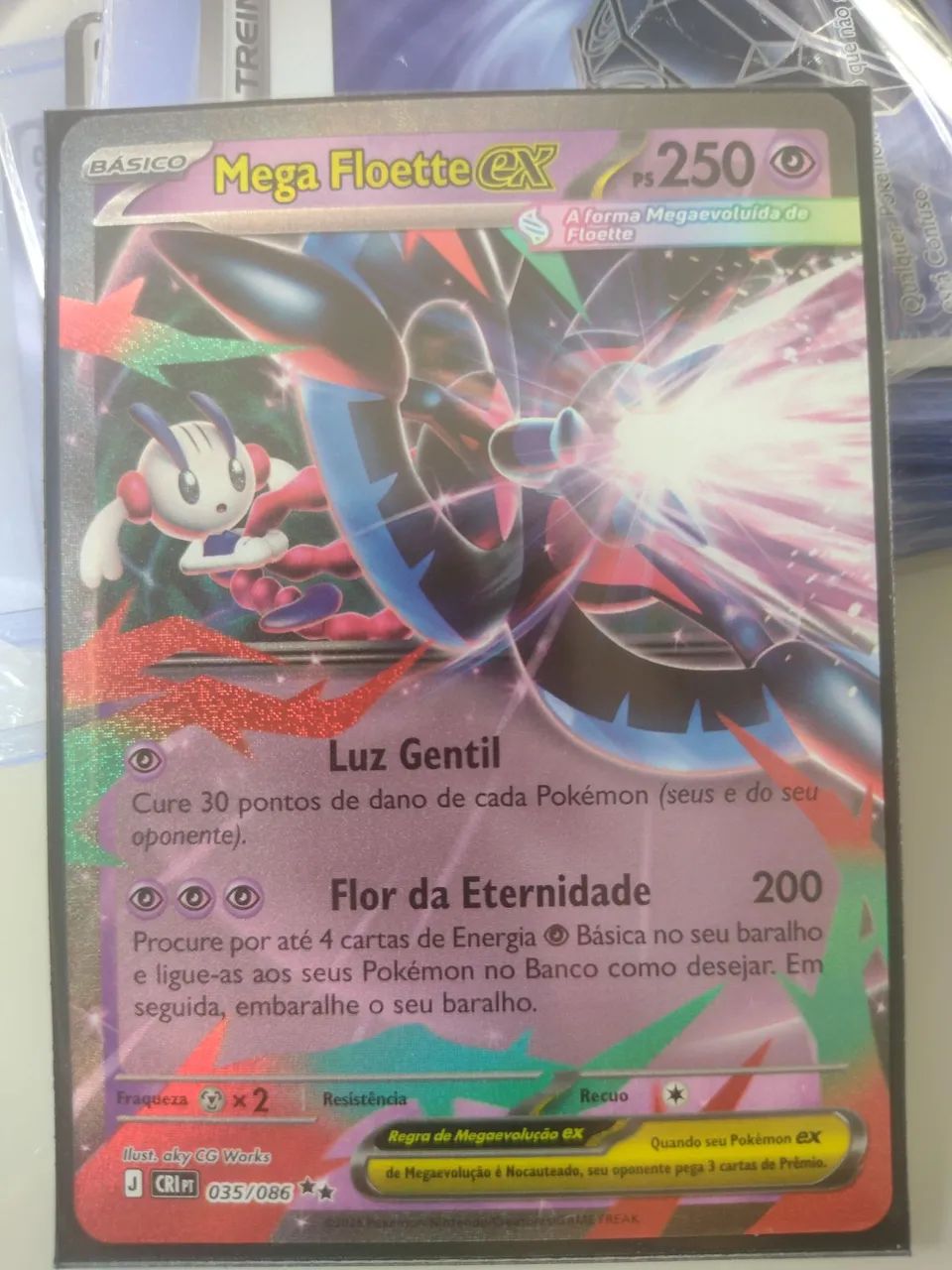 Carta Pokémon MEGA FLOETTE EX 035/086