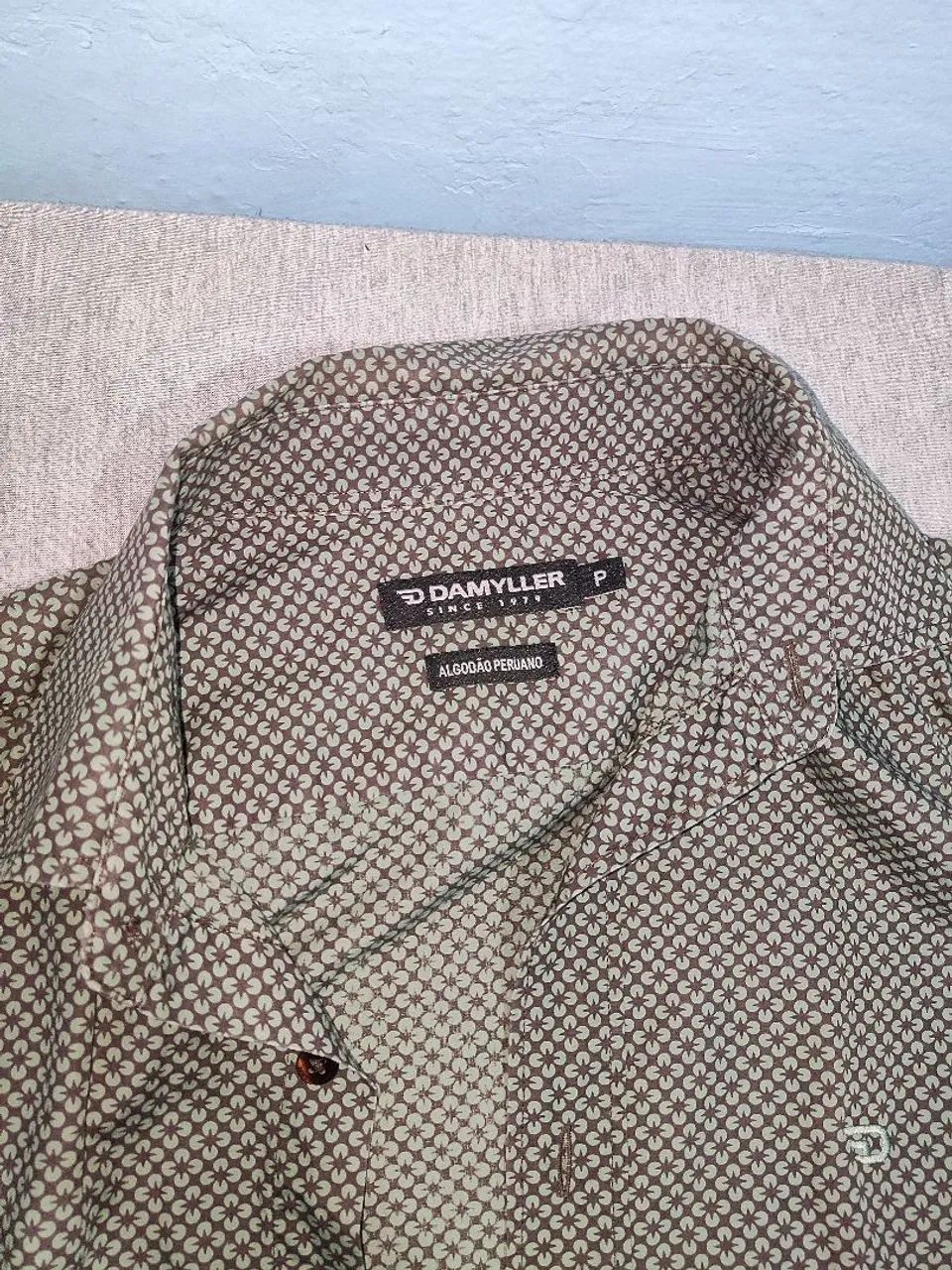 Camisa da Damyller masculina verde - Foto 2