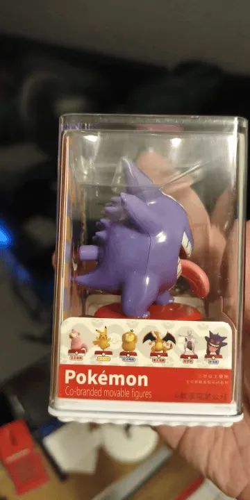 Figure Pokémon - Gengar com botão de ação. - Foto 4
