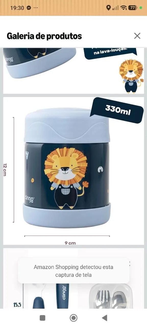 Kit alimentação infantil  - Foto 2