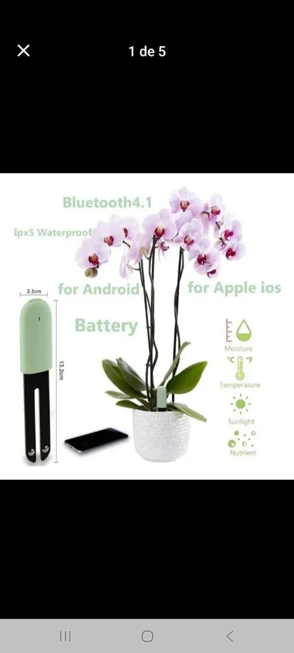 monitor inteligente de plantas,