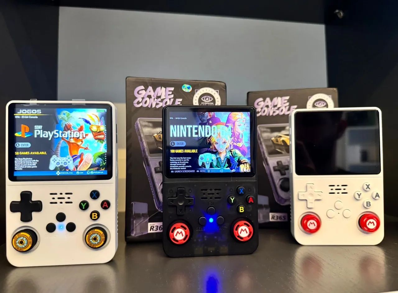 Consoles adicionados Retrôs 
