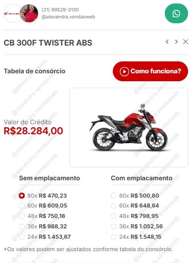 CB 300 Twister ABS 2026 - 0km - PRONTA ENTREGA - Compra a vista! - Foto 2