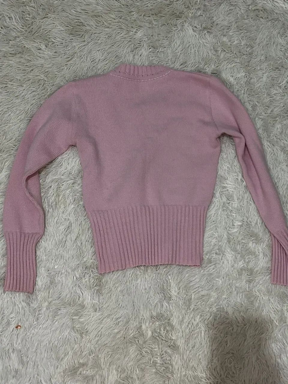 Suéter de tricô feminino  - Foto 2