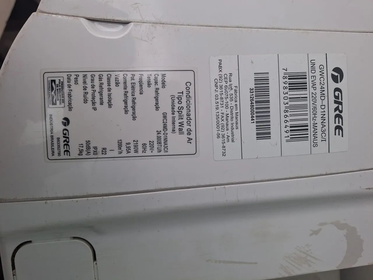 Ar condicionado Split Gree 24.000btus - Foto 3