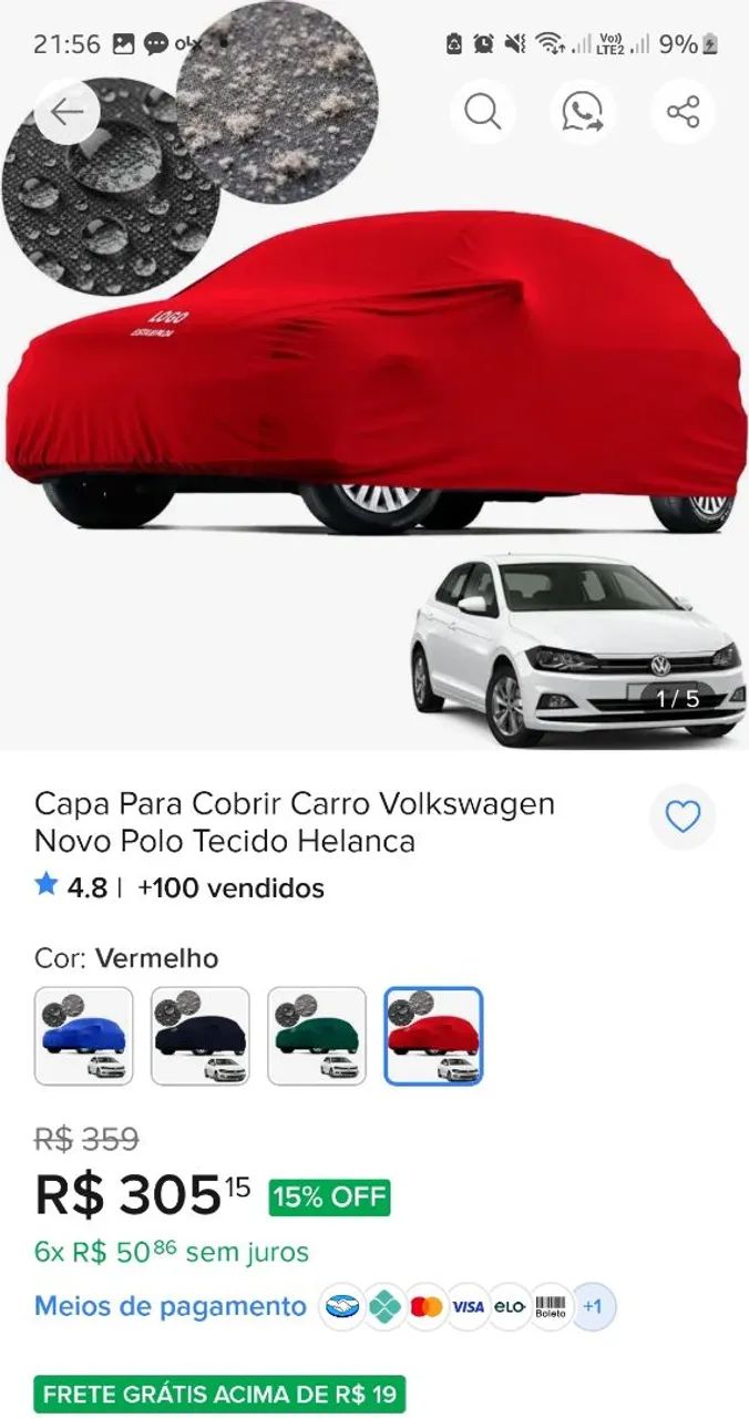 Capa protetora para polo  - Foto 2