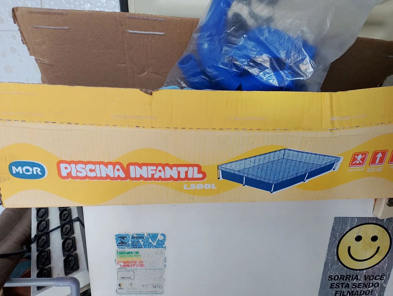 Piscina Infantil 1500 l. + Capa  - Mor 