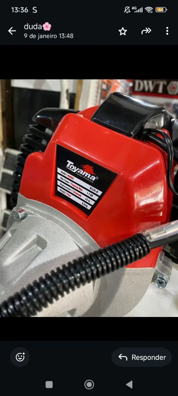 roçadeira a gasolina