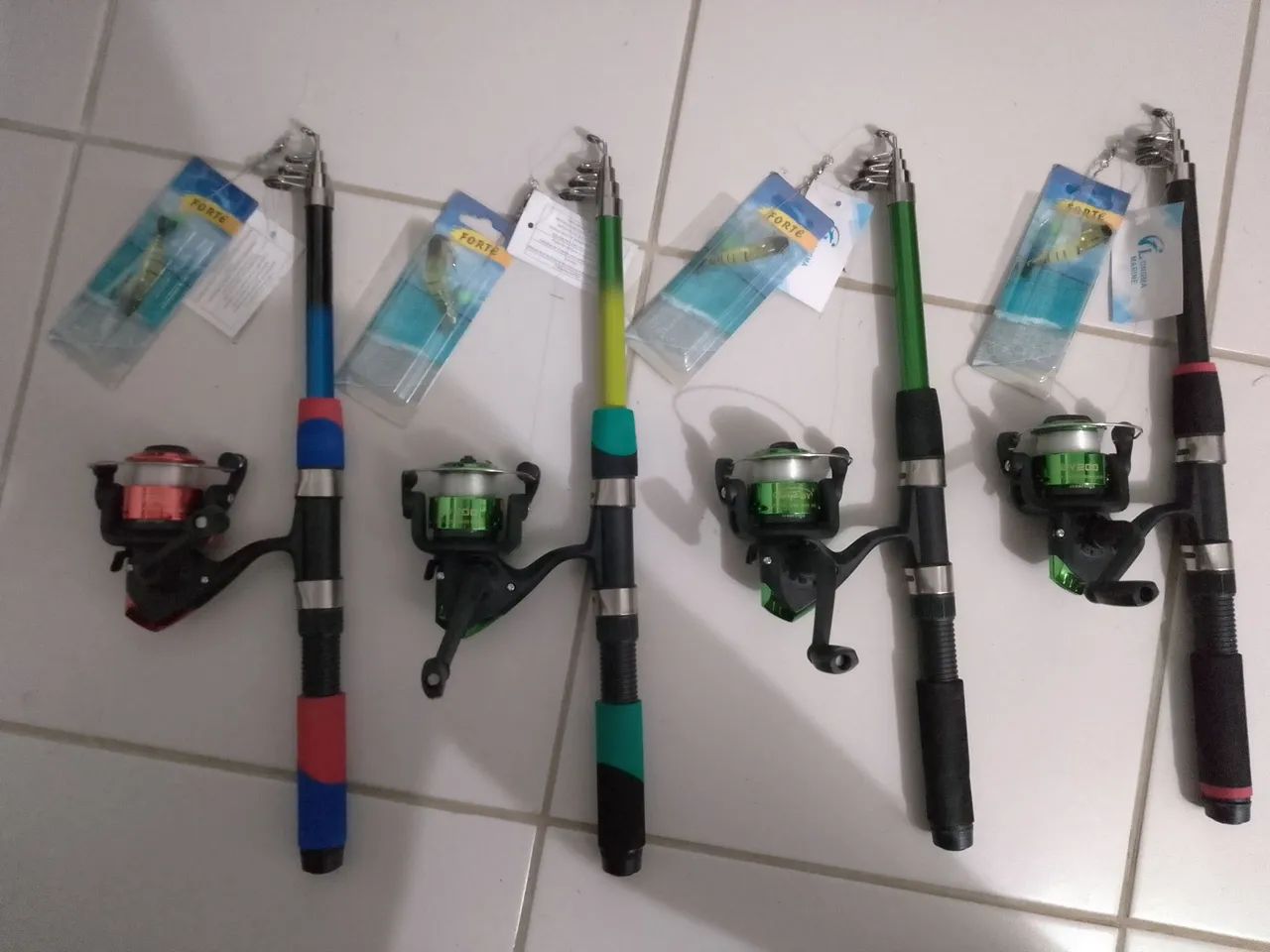 Vara de pescar completa em 79 Reais 