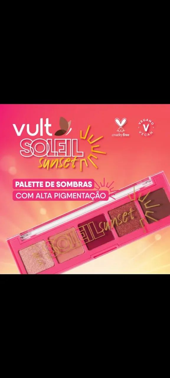 Paleta de Sombras Soleil Sunset Vult 3g - Foto 3