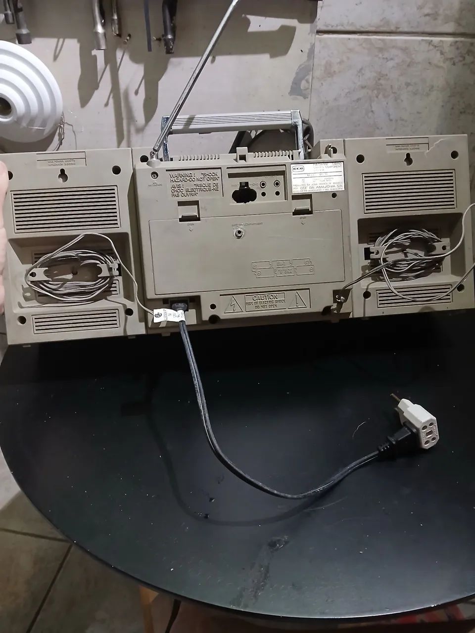 Micro sistem CCE antigo funcionando  - Foto 3