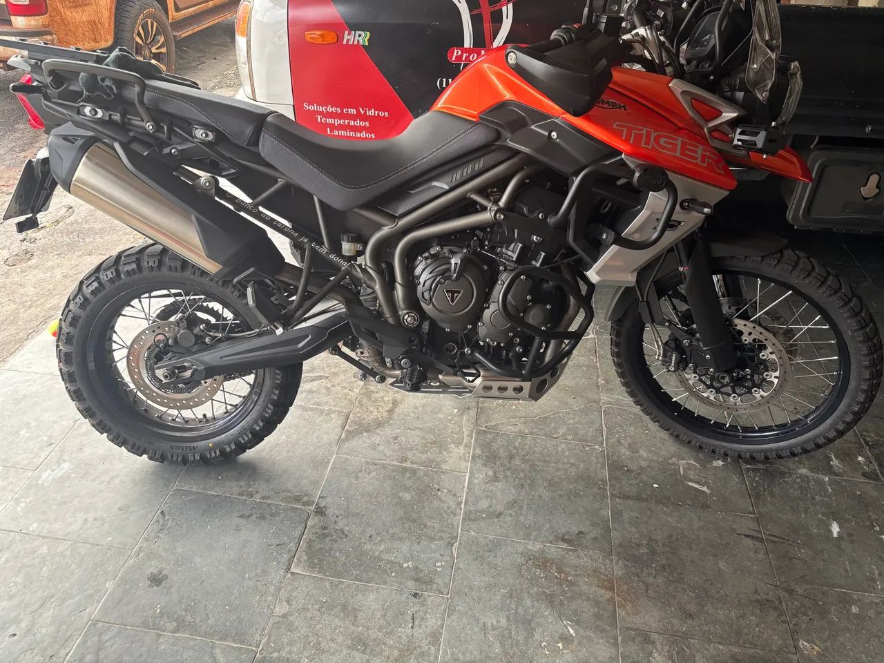 Tiger 800 laranja impecável  - Foto 4