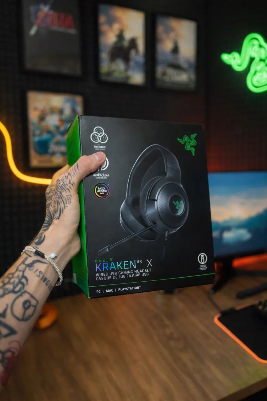 Headset razer kraken v3 x