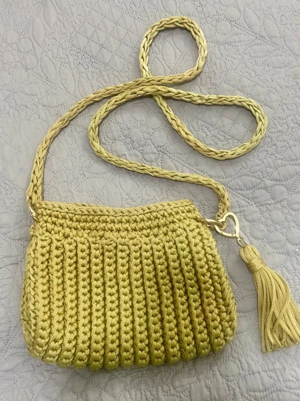 Bolsa de Crochê Artesanal