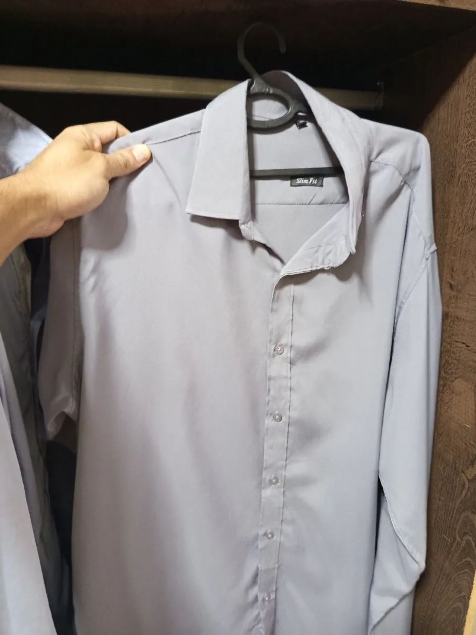 Camisa social cinza nova  - Foto 5