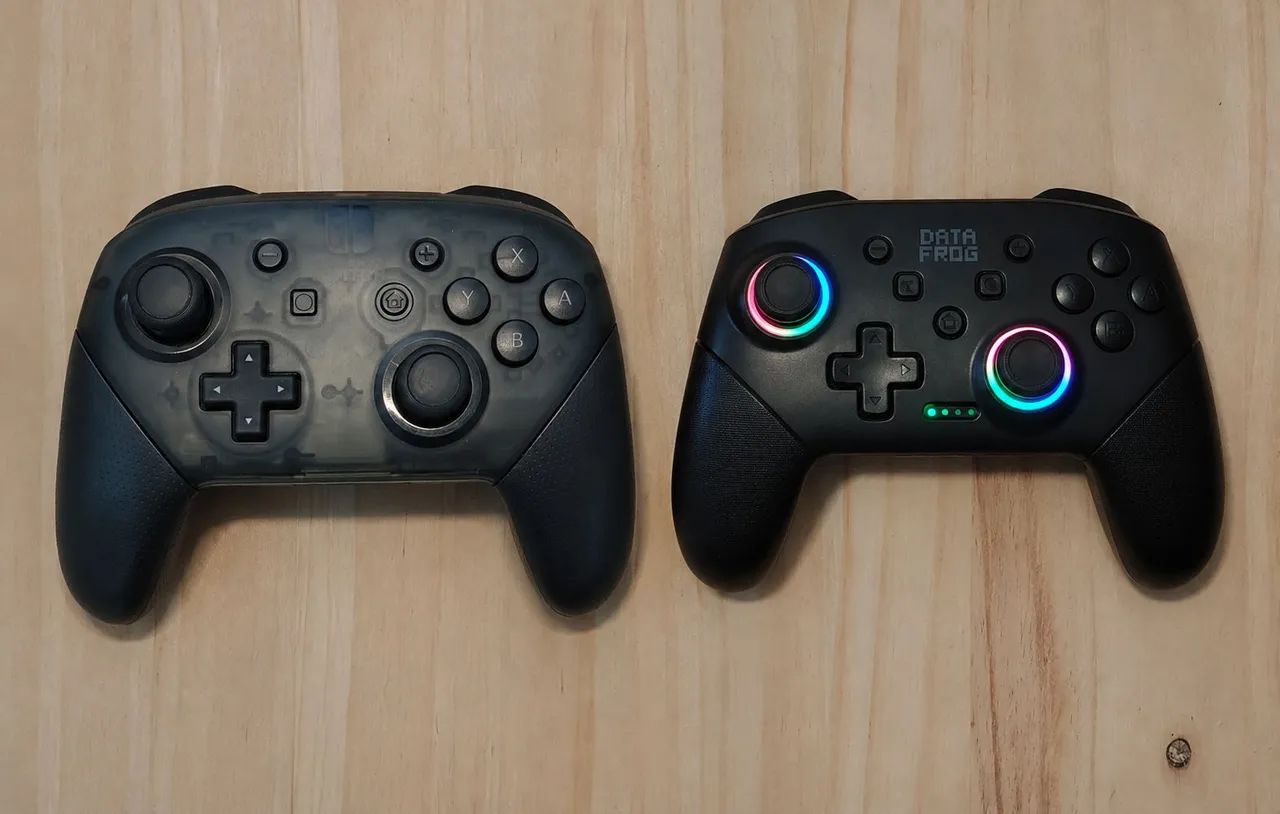 Dois Controles Nintendo Switch - o Pro Controller está com drift - Foto 2