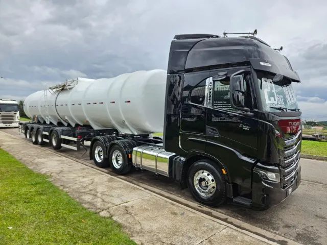 Iveco S-way 480 6x2 Ano 23 Baixo KM Carreta Tanque 4 Eixo GOTTI Ano 25 Multisetas bottom   - Foto 7