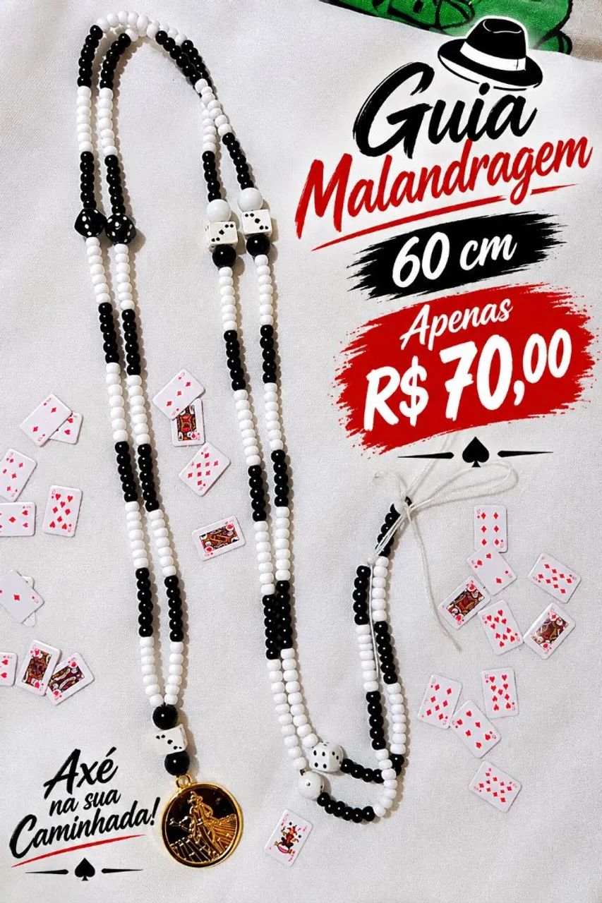 Guia Malandragem 60 cm Umbanda 
