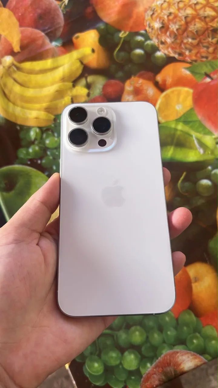 iPhone 15 Pro Max 256GB Branco - Original - Sem Marcas ` - Foto 2