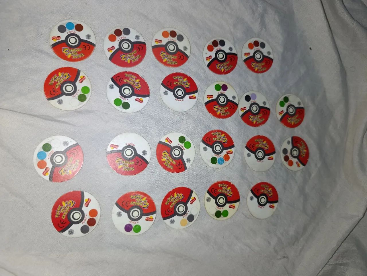 Tazos pokémon attack matutano originais - Foto 2