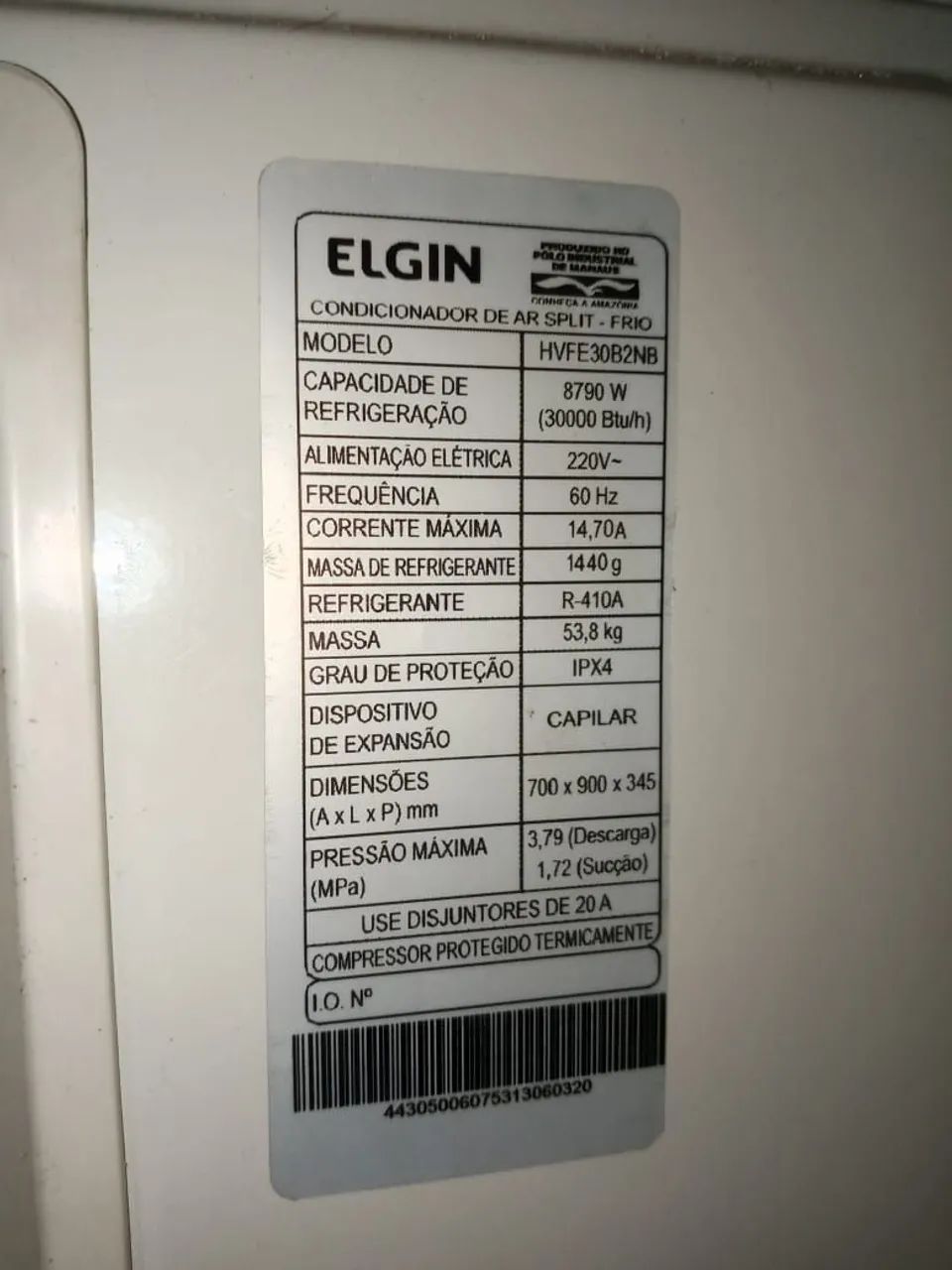Ar Condicionado Split 30 Mil BTUs  - Foto 2