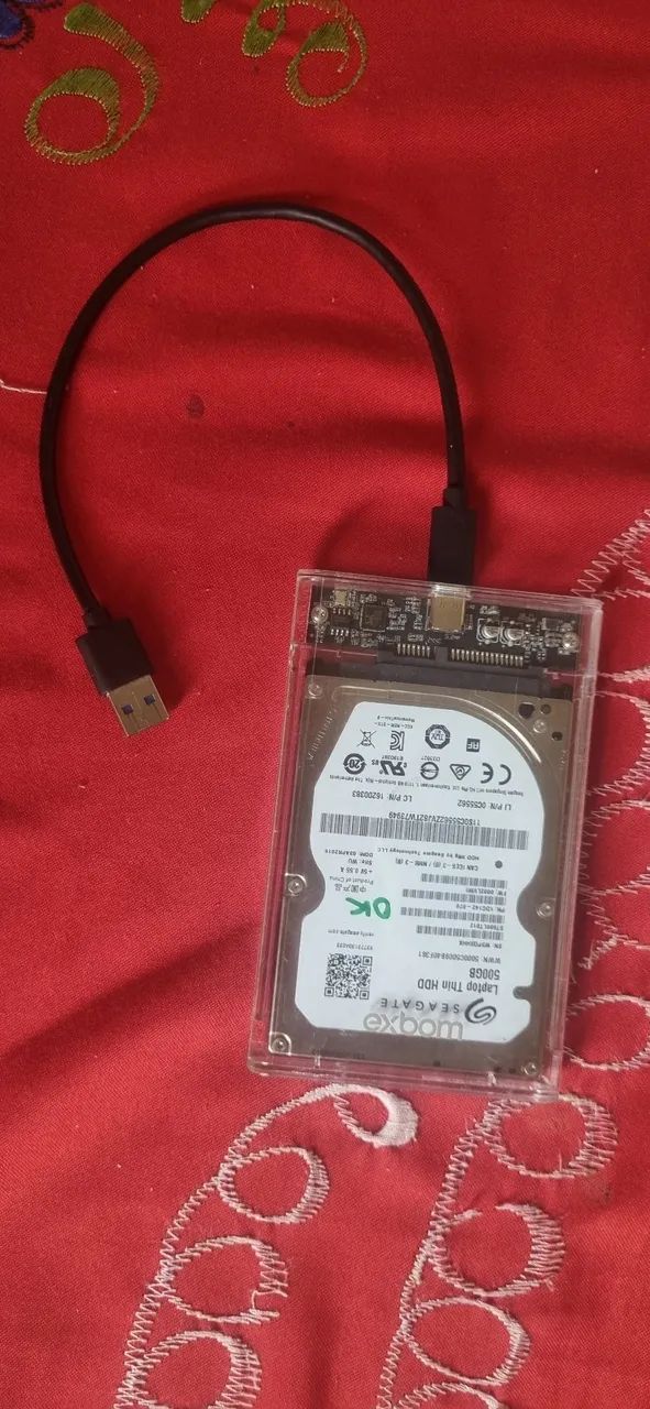 HD externo 500 gigas 