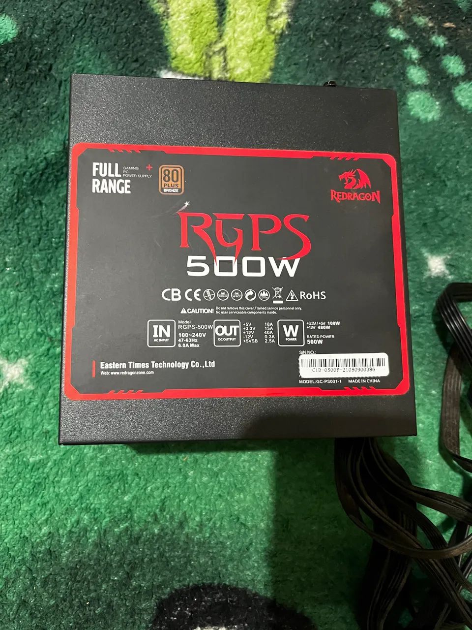 Fonte 500w RPS 80 plus bronze redragon  - Foto 4