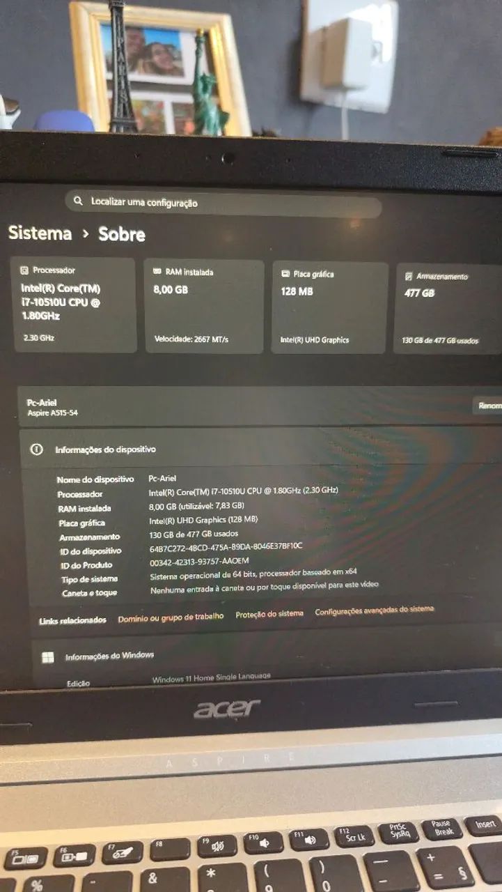 Notebook Acer Aspire 5 - Intel Core i7 - Foto 5