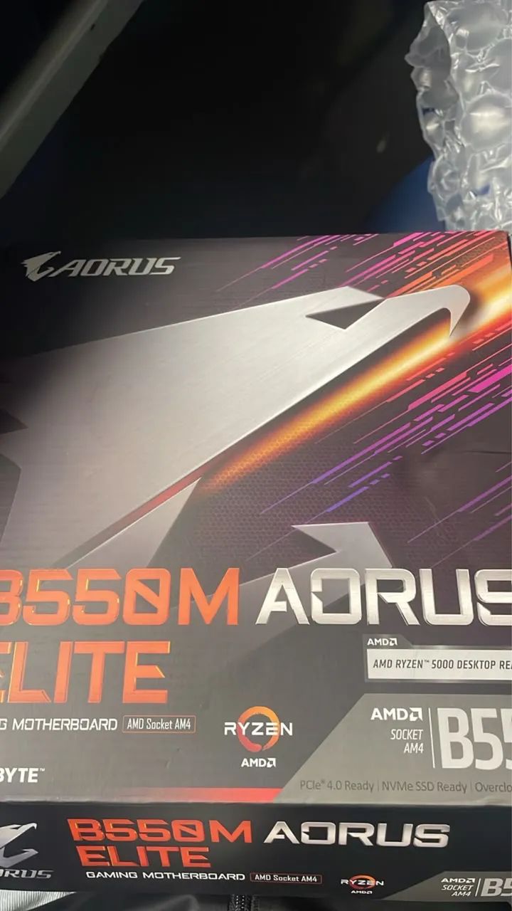 Placa mãe B550m AORUS ELITE  - Foto 2